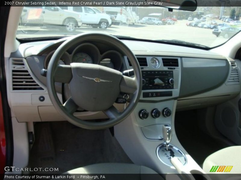 Inferno Red Crystal Pearl / Dark Slate Gray/Light Slate Gray 2007 Chrysler Sebring Sedan