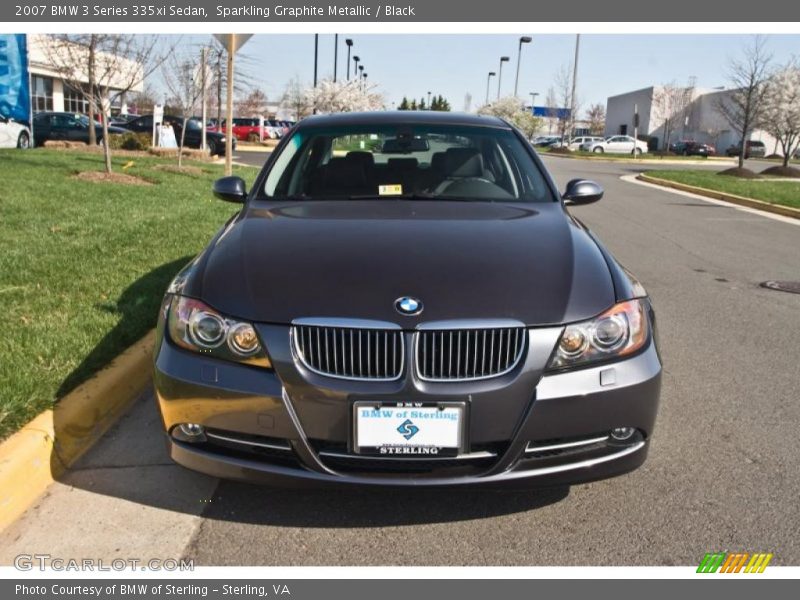 Sparkling Graphite Metallic / Black 2007 BMW 3 Series 335xi Sedan