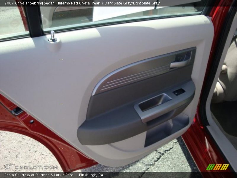 Inferno Red Crystal Pearl / Dark Slate Gray/Light Slate Gray 2007 Chrysler Sebring Sedan