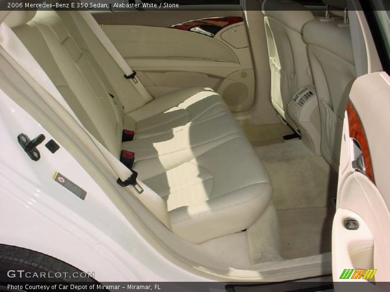 Alabaster White / Stone 2006 Mercedes-Benz E 350 Sedan