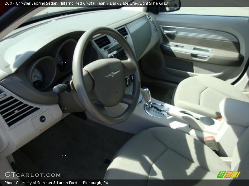 Inferno Red Crystal Pearl / Dark Slate Gray/Light Slate Gray 2007 Chrysler Sebring Sedan