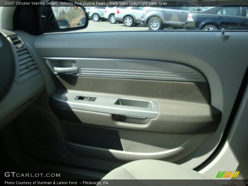 Inferno Red Crystal Pearl / Dark Slate Gray/Light Slate Gray 2007 Chrysler Sebring Sedan