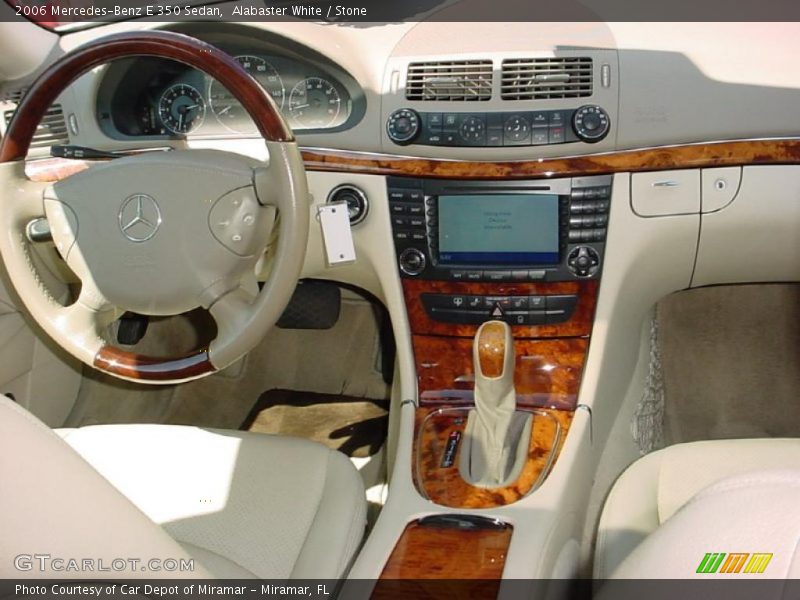 Alabaster White / Stone 2006 Mercedes-Benz E 350 Sedan