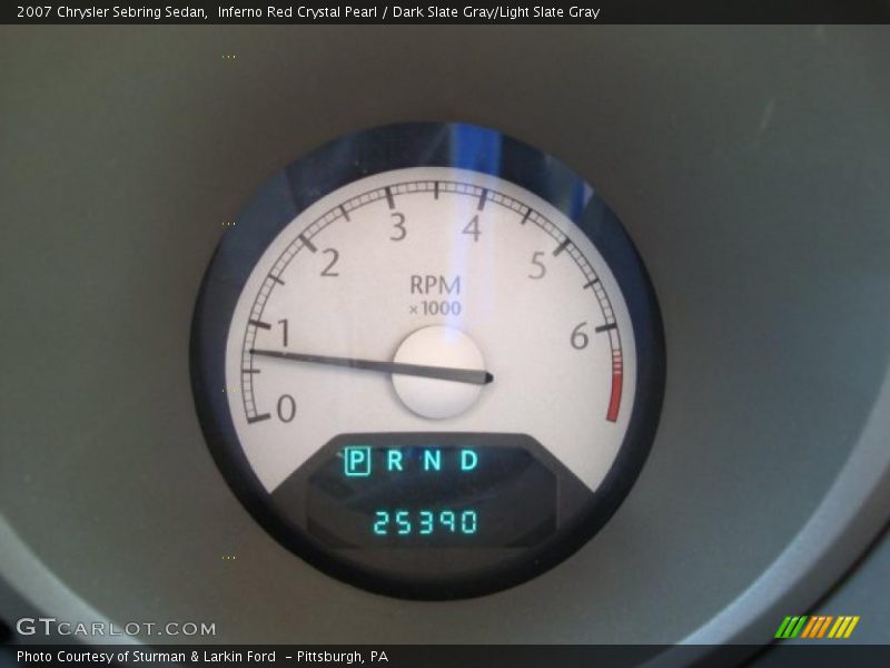 Inferno Red Crystal Pearl / Dark Slate Gray/Light Slate Gray 2007 Chrysler Sebring Sedan
