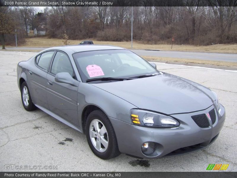 Shadow Gray Metallic / Ebony 2008 Pontiac Grand Prix Sedan