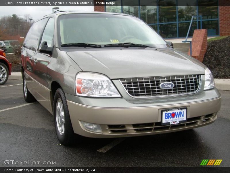 Spruce Green Metallic / Pebble Beige 2005 Ford Freestar Limited