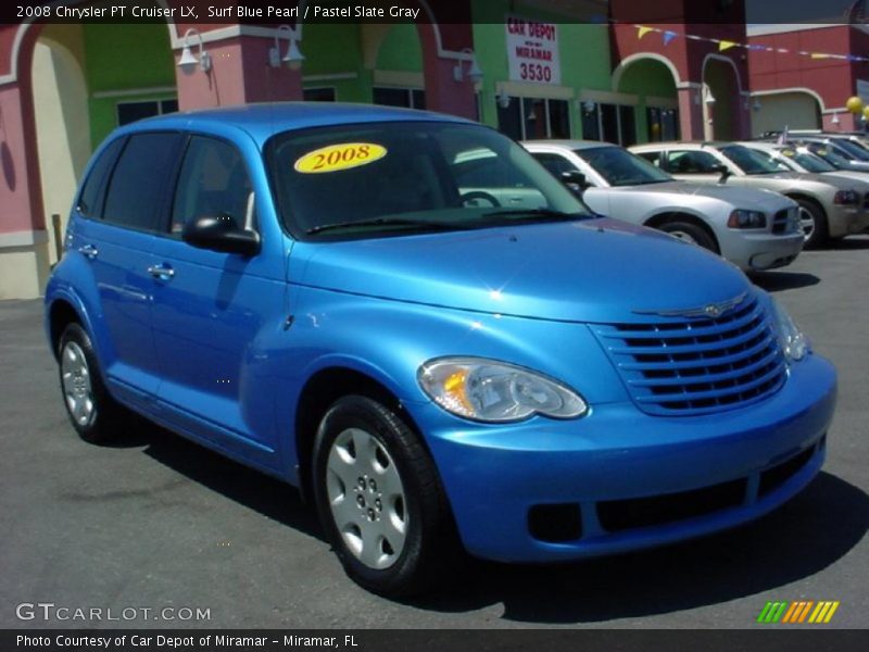 Surf Blue Pearl / Pastel Slate Gray 2008 Chrysler PT Cruiser LX