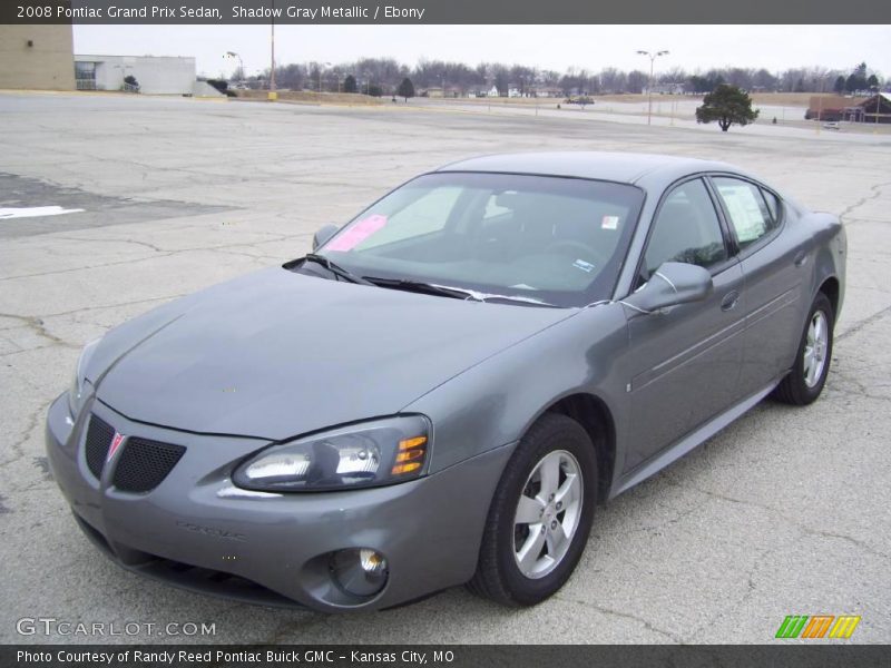 Shadow Gray Metallic / Ebony 2008 Pontiac Grand Prix Sedan