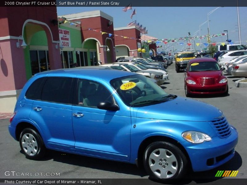 Surf Blue Pearl / Pastel Slate Gray 2008 Chrysler PT Cruiser LX