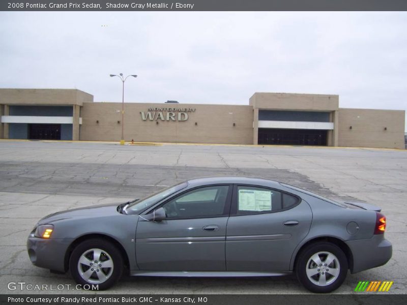 Shadow Gray Metallic / Ebony 2008 Pontiac Grand Prix Sedan