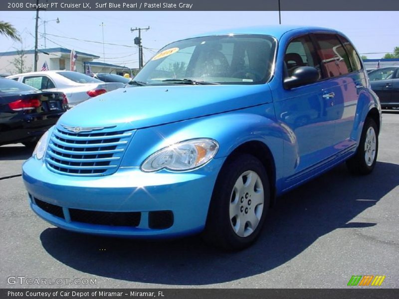 Surf Blue Pearl / Pastel Slate Gray 2008 Chrysler PT Cruiser LX