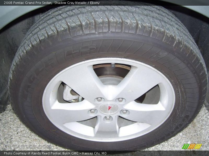 Shadow Gray Metallic / Ebony 2008 Pontiac Grand Prix Sedan