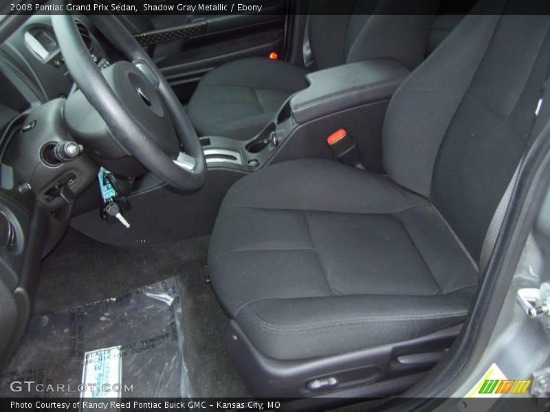 Shadow Gray Metallic / Ebony 2008 Pontiac Grand Prix Sedan