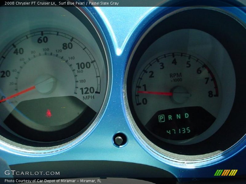 Surf Blue Pearl / Pastel Slate Gray 2008 Chrysler PT Cruiser LX