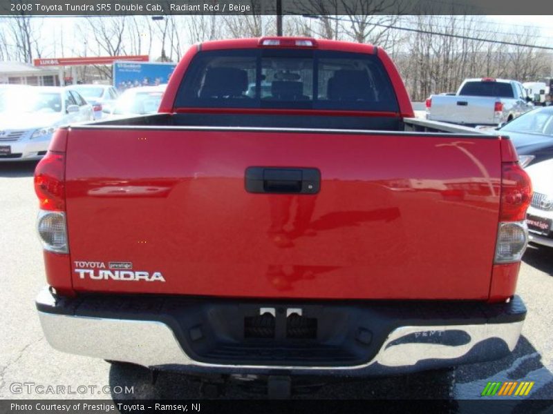 Radiant Red / Beige 2008 Toyota Tundra SR5 Double Cab