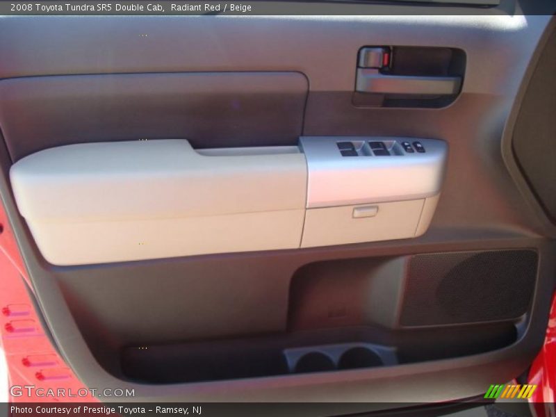 Radiant Red / Beige 2008 Toyota Tundra SR5 Double Cab