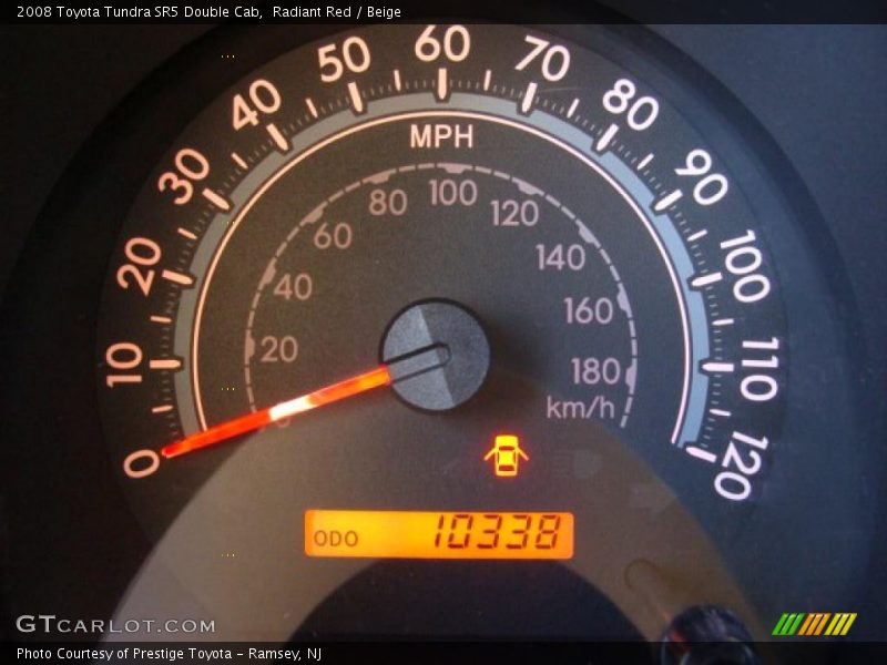 Radiant Red / Beige 2008 Toyota Tundra SR5 Double Cab