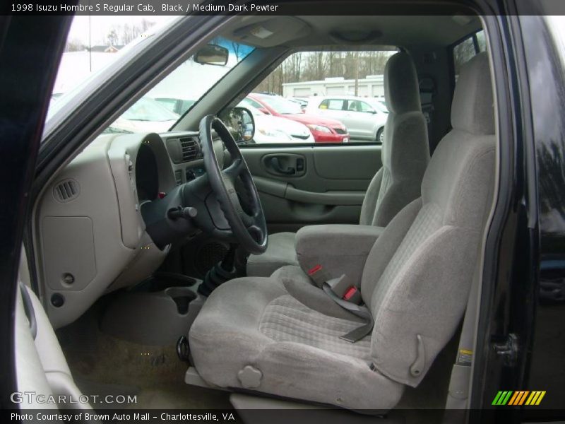 Black / Medium Dark Pewter 1998 Isuzu Hombre S Regular Cab