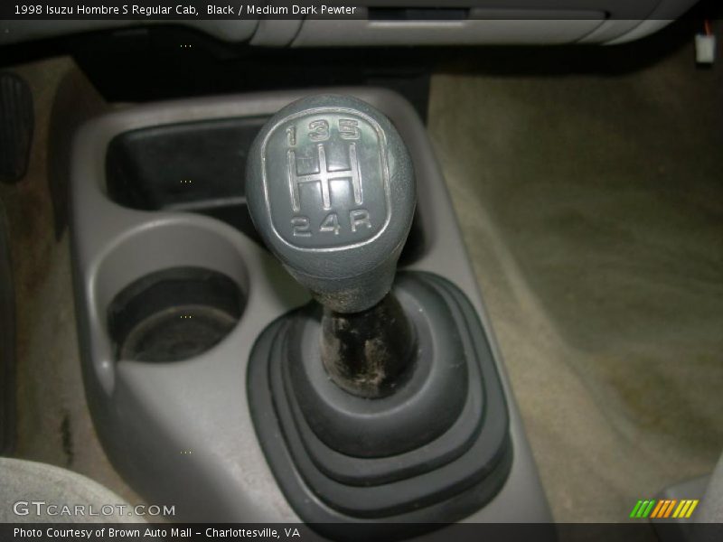 Black / Medium Dark Pewter 1998 Isuzu Hombre S Regular Cab