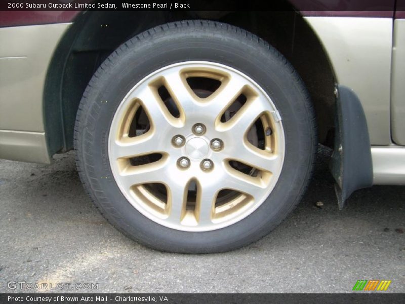 Winestone Pearl / Black 2000 Subaru Outback Limited Sedan
