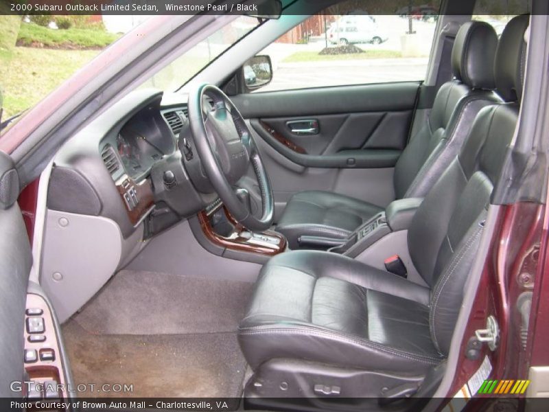 Winestone Pearl / Black 2000 Subaru Outback Limited Sedan