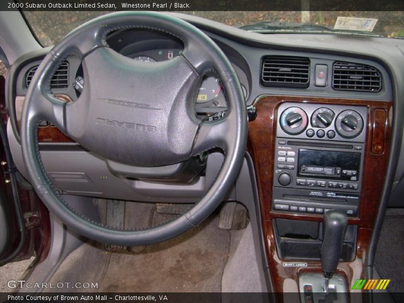 Winestone Pearl / Black 2000 Subaru Outback Limited Sedan