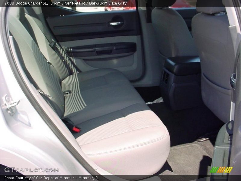 Bright Silver Metallic / Dark/Light Slate Gray 2008 Dodge Charger SE