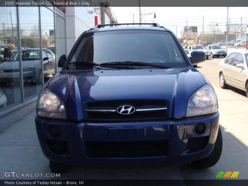 Nautical Blue / Gray 2005 Hyundai Tucson GL