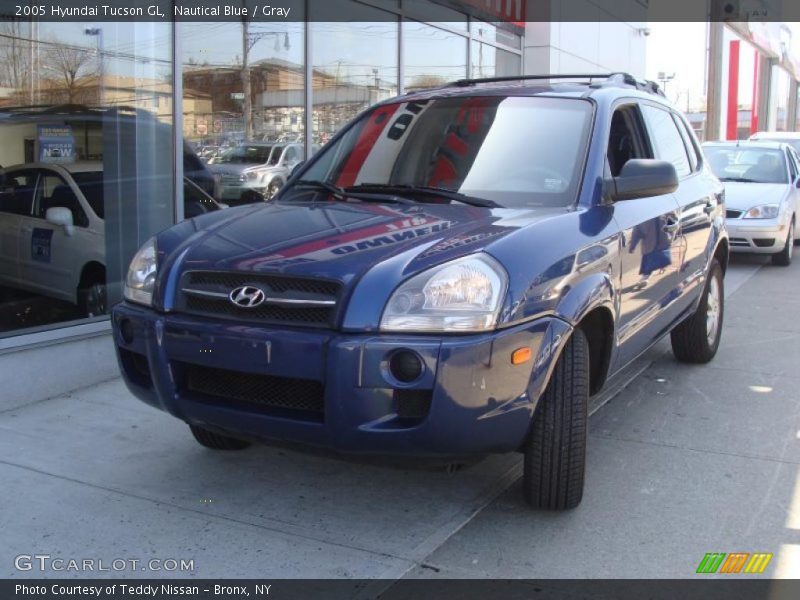 Nautical Blue / Gray 2005 Hyundai Tucson GL