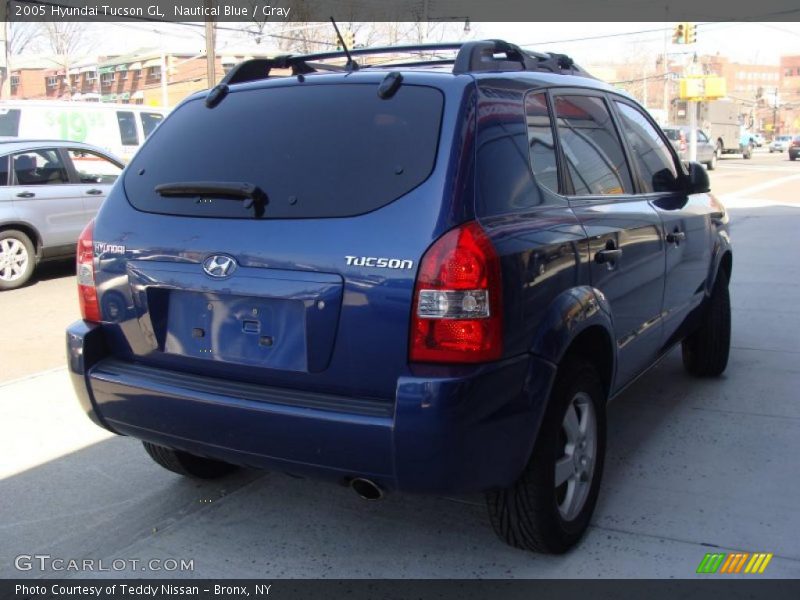 Nautical Blue / Gray 2005 Hyundai Tucson GL