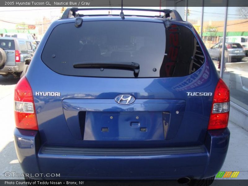 Nautical Blue / Gray 2005 Hyundai Tucson GL
