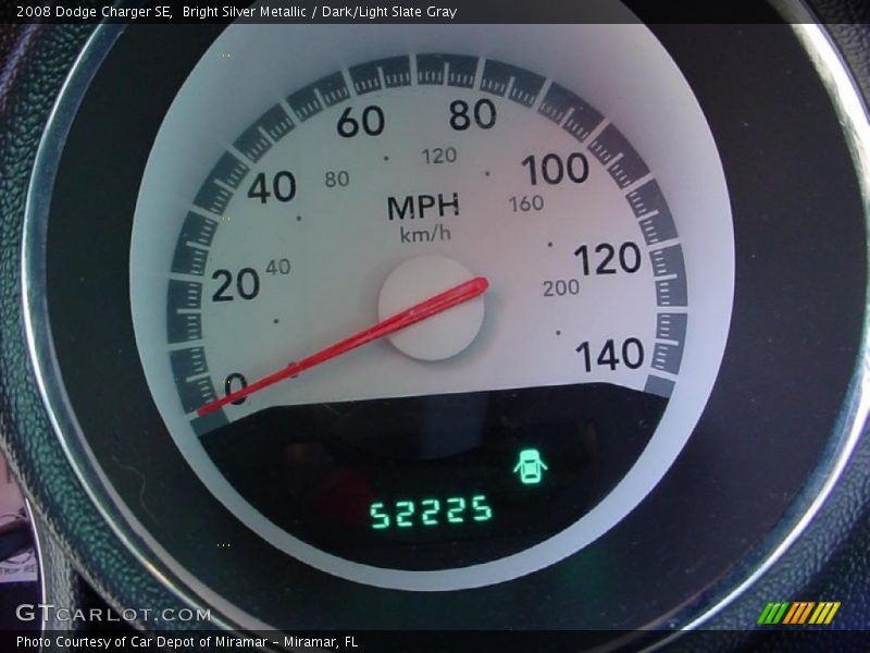 Bright Silver Metallic / Dark/Light Slate Gray 2008 Dodge Charger SE