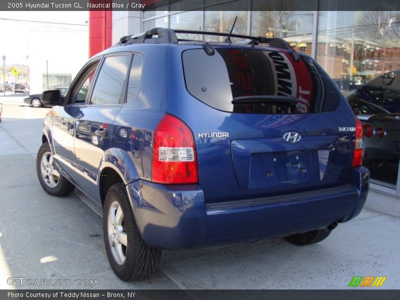 Nautical Blue / Gray 2005 Hyundai Tucson GL