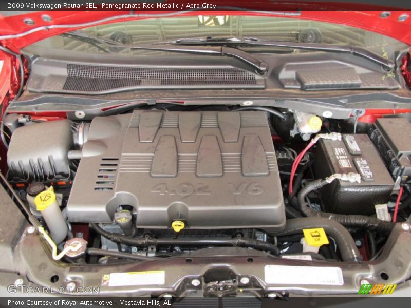 Pomegranate Red Metallic / Aero Grey 2009 Volkswagen Routan SEL
