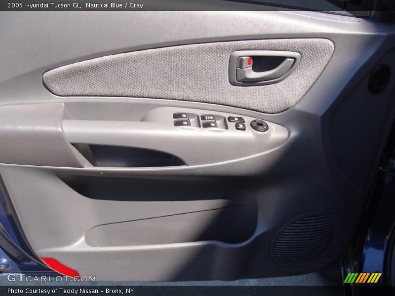 Nautical Blue / Gray 2005 Hyundai Tucson GL