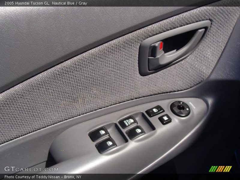 Nautical Blue / Gray 2005 Hyundai Tucson GL