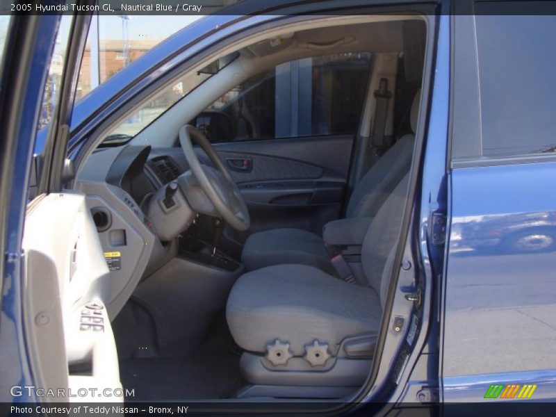 Nautical Blue / Gray 2005 Hyundai Tucson GL