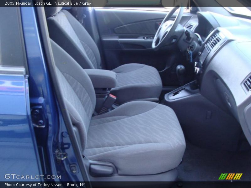 Nautical Blue / Gray 2005 Hyundai Tucson GL