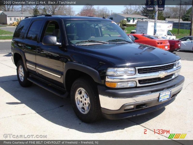 Black / Tan/Neutral 2005 Chevrolet Tahoe LS 4x4