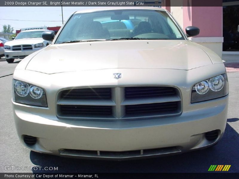 Bright Silver Metallic / Dark Slate Gray/Light Slate Gray 2009 Dodge Charger SE