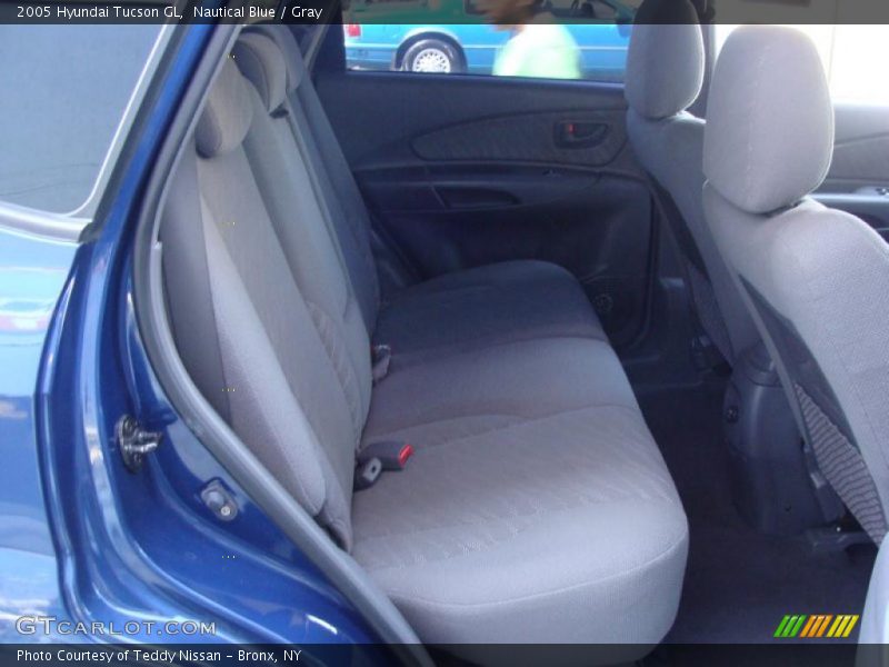 Nautical Blue / Gray 2005 Hyundai Tucson GL