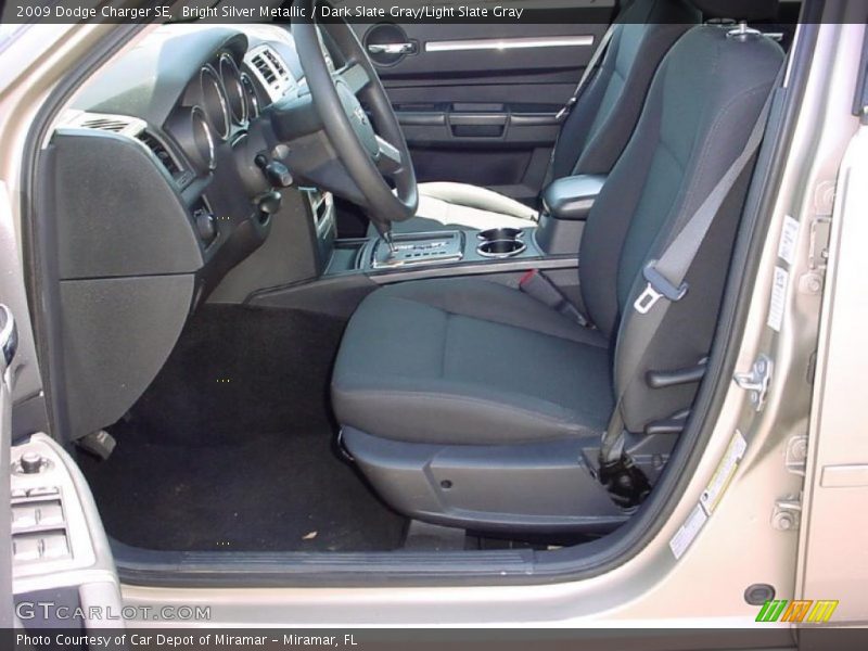 Bright Silver Metallic / Dark Slate Gray/Light Slate Gray 2009 Dodge Charger SE