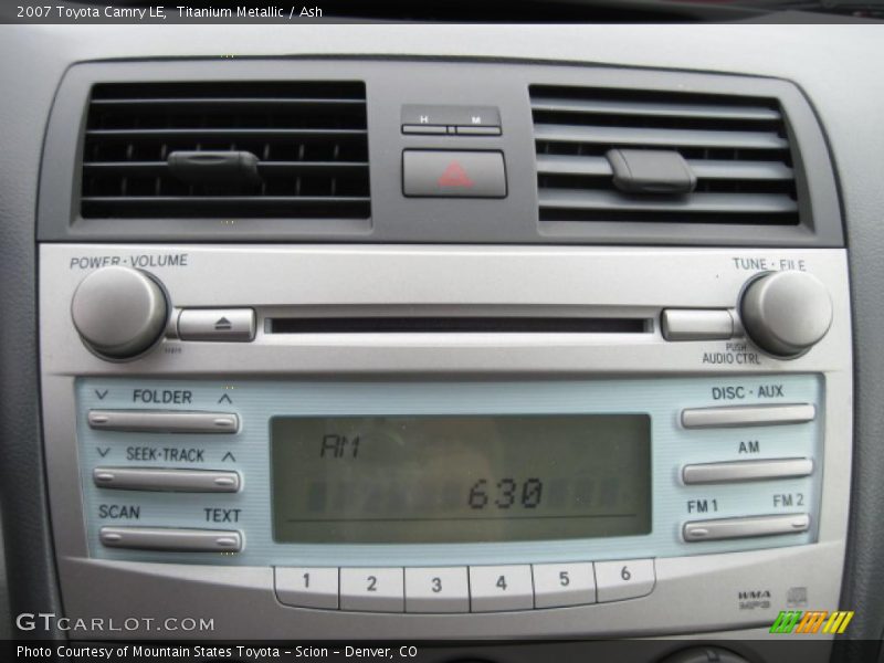 Titanium Metallic / Ash 2007 Toyota Camry LE