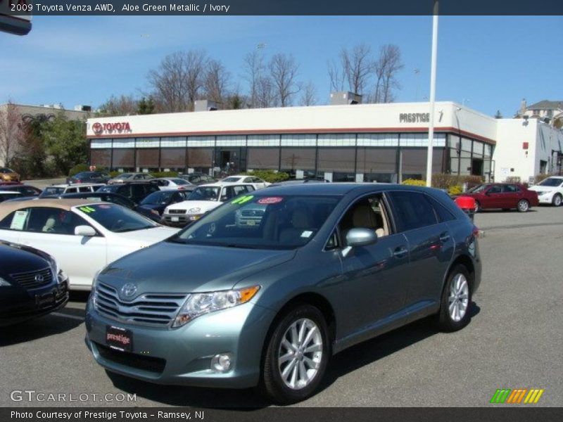 Aloe Green Metallic / Ivory 2009 Toyota Venza AWD