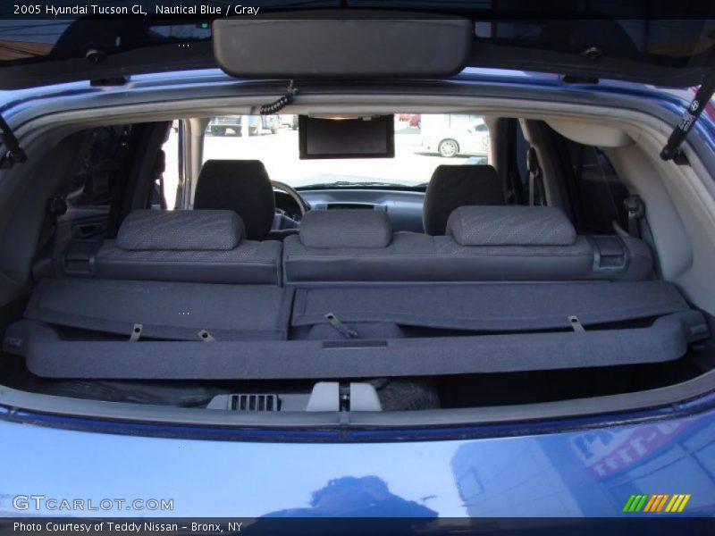 Nautical Blue / Gray 2005 Hyundai Tucson GL