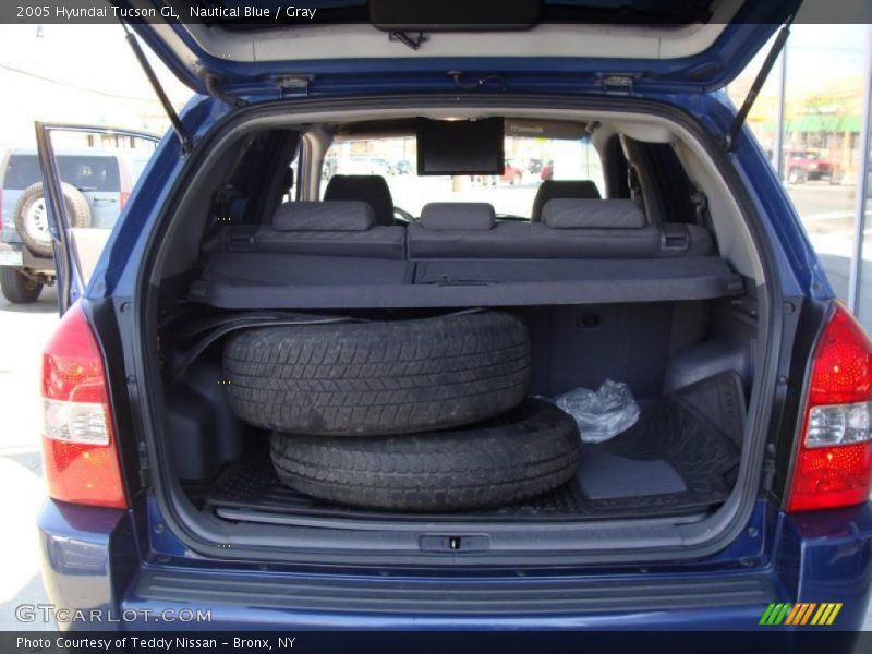 Nautical Blue / Gray 2005 Hyundai Tucson GL