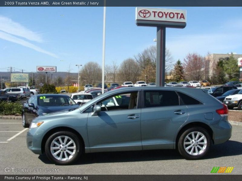 Aloe Green Metallic / Ivory 2009 Toyota Venza AWD