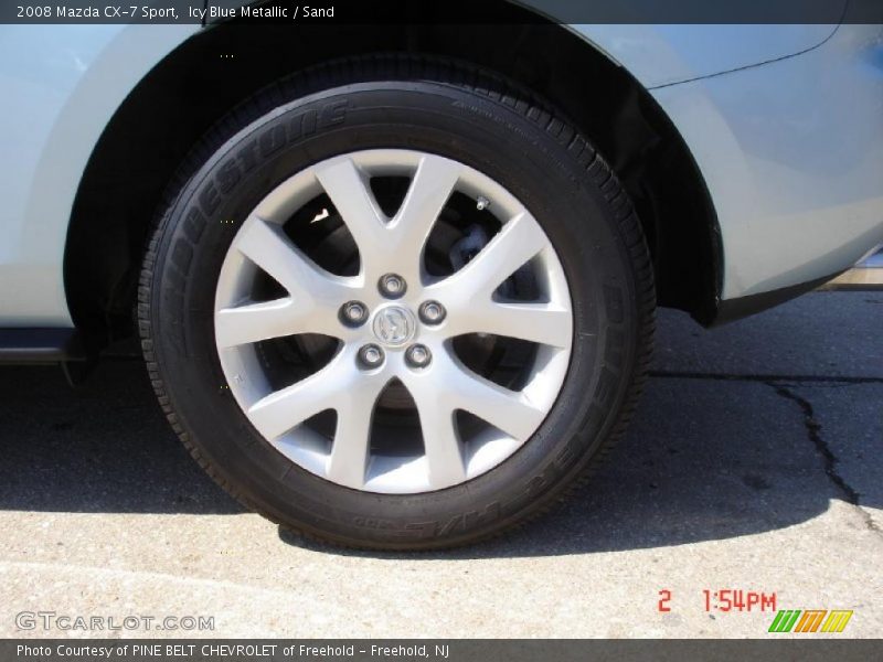 Icy Blue Metallic / Sand 2008 Mazda CX-7 Sport