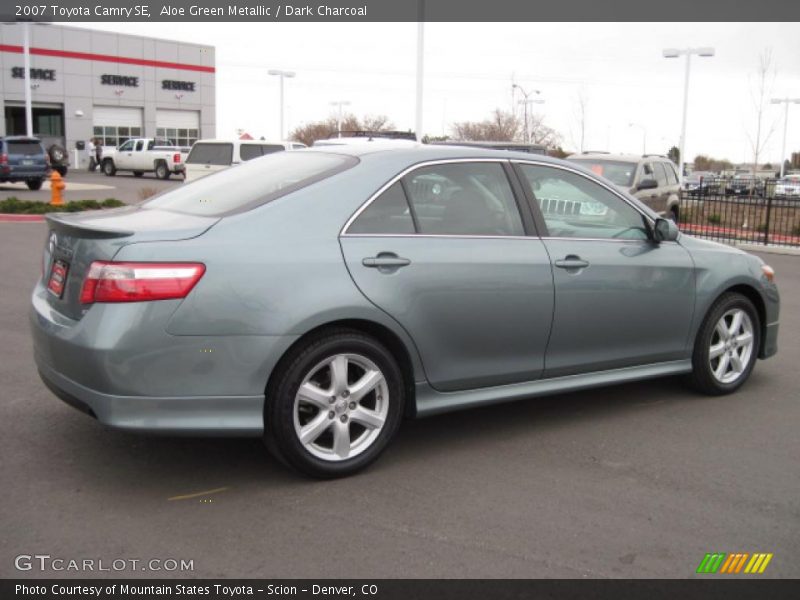 Aloe Green Metallic / Dark Charcoal 2007 Toyota Camry SE