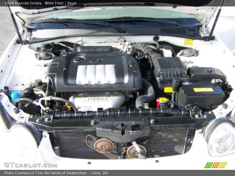 White Pearl / Beige 2004 Hyundai Sonata
